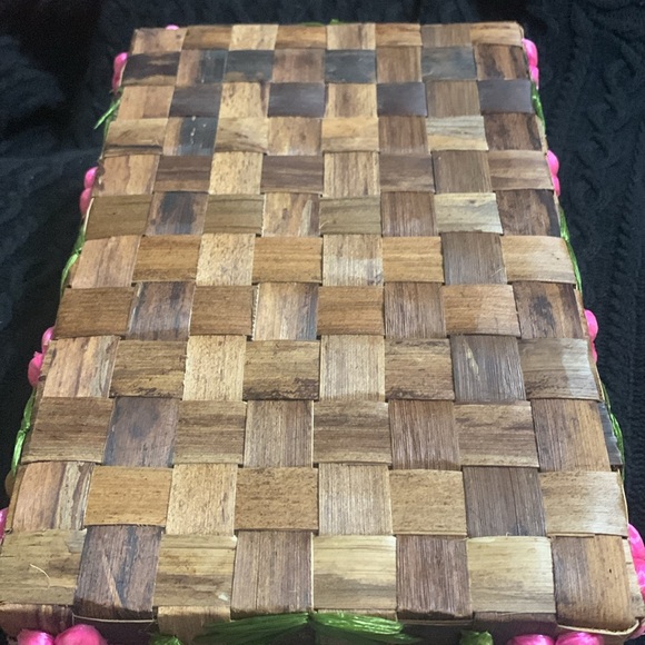 Vintage Woven Pink Floral Pyrex serving tray 13 x 8 BRAND NEW!!! - Picture 7 of 7